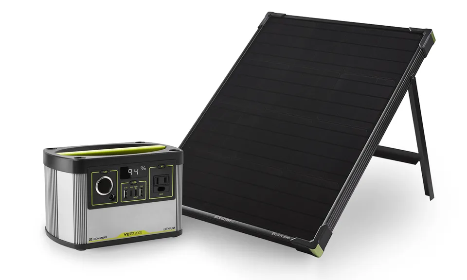 goal-zero-yeti-200x-187wh-portable-power-station-with-boulder-50-solar-panel-sol image 1