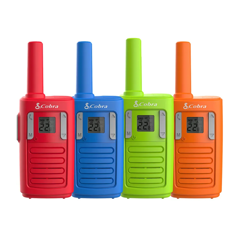 cobra-rx100-4-walkie-talkie-4-pack-16-mile-range-22-channels-weather-channels-vo image 1