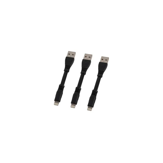 goal-zero-usb-to-lightning-cable-3-pack-4-inch-short-charging-cords image 1