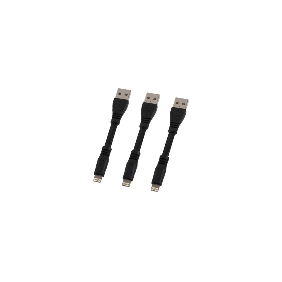 goal-zero-usb-to-lightning-cable-3-pack-4-inch-short-charging-cords image 1