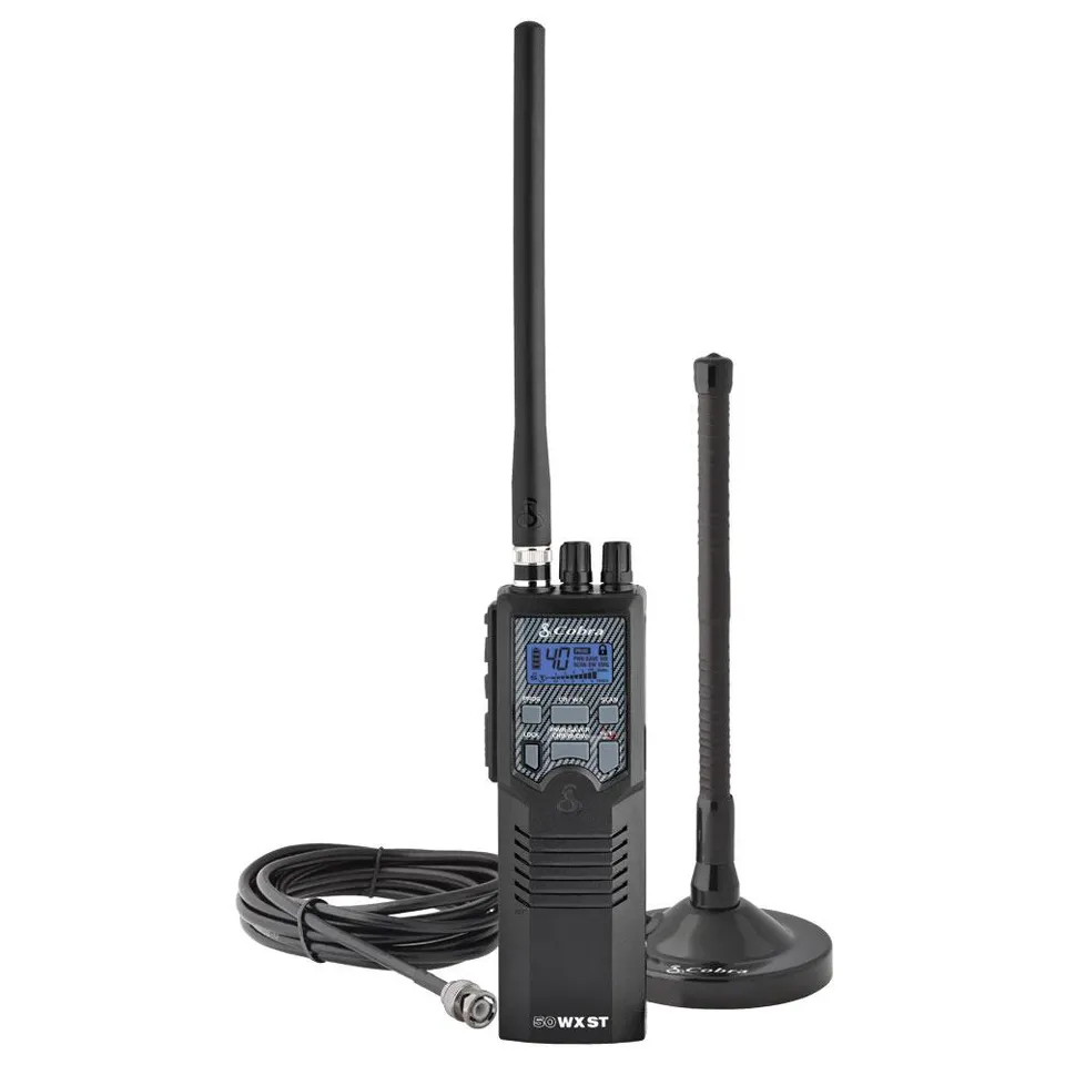 cobra-hh-rt-50-road-trip-handheld-cb-radio-with-40-channels-magnetic-mount-mobil image 1