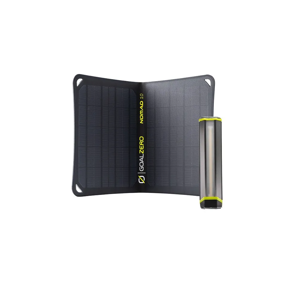 goal-zero-nomad-10-solar-panel-torch-500-multi-purpose-waterproof-light-kit image 1