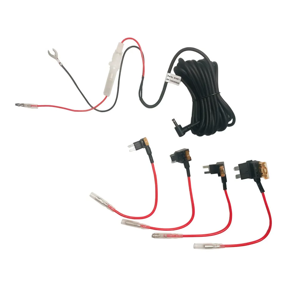 cobra-radar-detector-hardwire-kit-fuse-box-to-barrel-connector-direct-12v-power- image 1