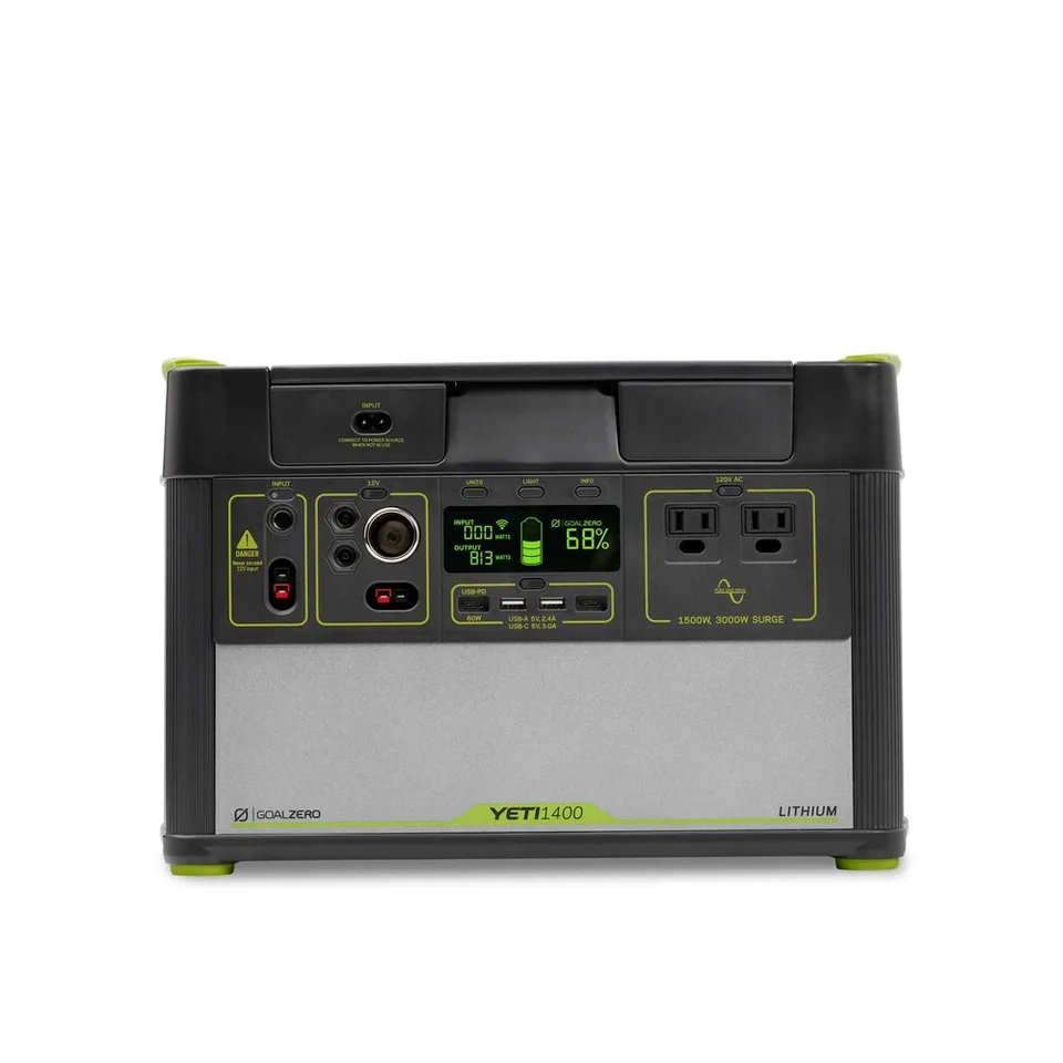 goal-zero-yeti-1400-lithium-power-station-with-wifi-1425wh-battery-1500w-inverte image 1