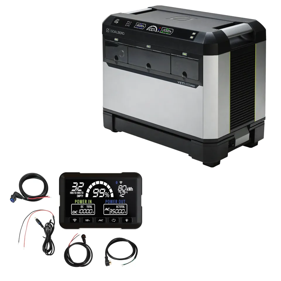 goal-zero-yeti-pro-4000-escape-drivable-kit-complete-van-power-system image 1