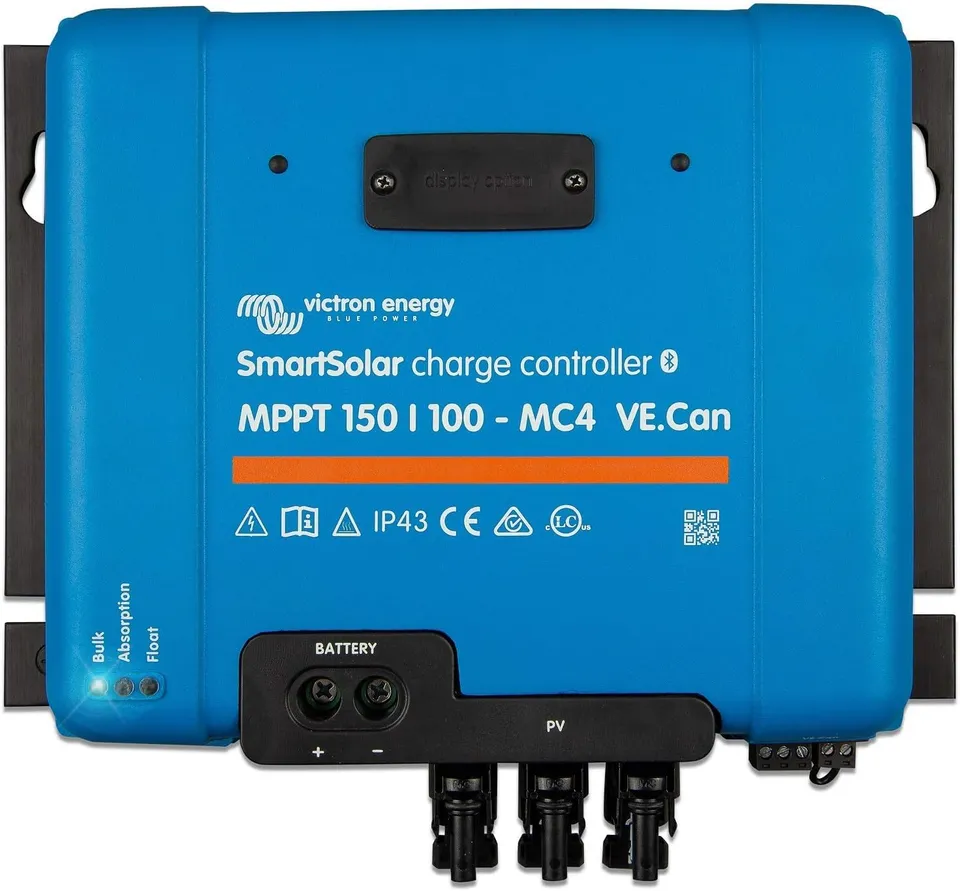 victron-energy-smartsolar-mppt-150-100-mc4-ve-can-solar-charge-controller-with-b image 1