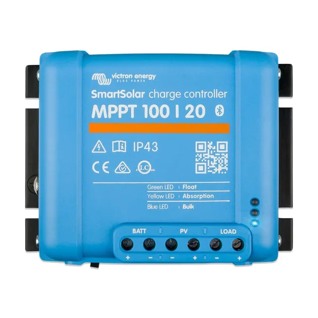 victron-energy-smartsolar-mppt-100-20-48v-solar-charge-controller-100v-pv-input- image 1