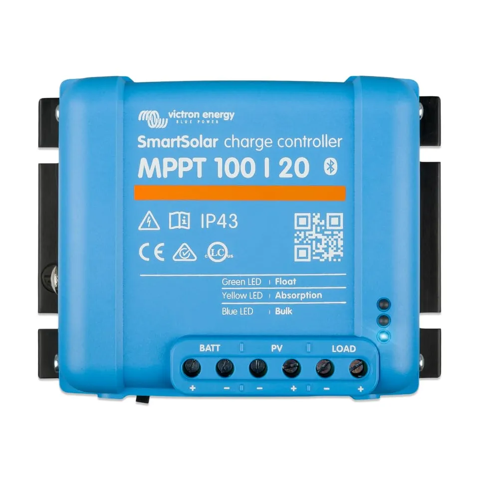 victron-energy-smartsolar-mppt-100-20-48v-solar-charge-controller-100v-pv-input- image 1