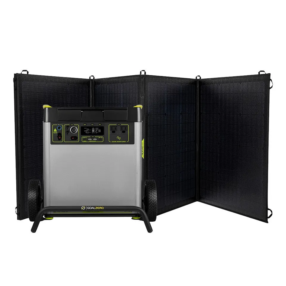 goal-zero-yeti-6000x-4-nomad-200-solar-generator-kit-6071wh-home-backup-power-st image 1