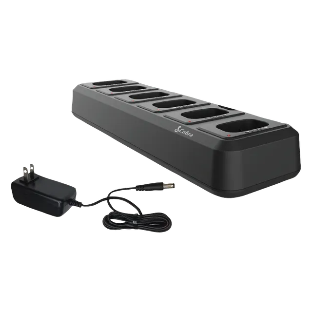 cobra-px-6-way-charging-dock-with-power-adapter-for-px650-series-and-trailblazer image 1