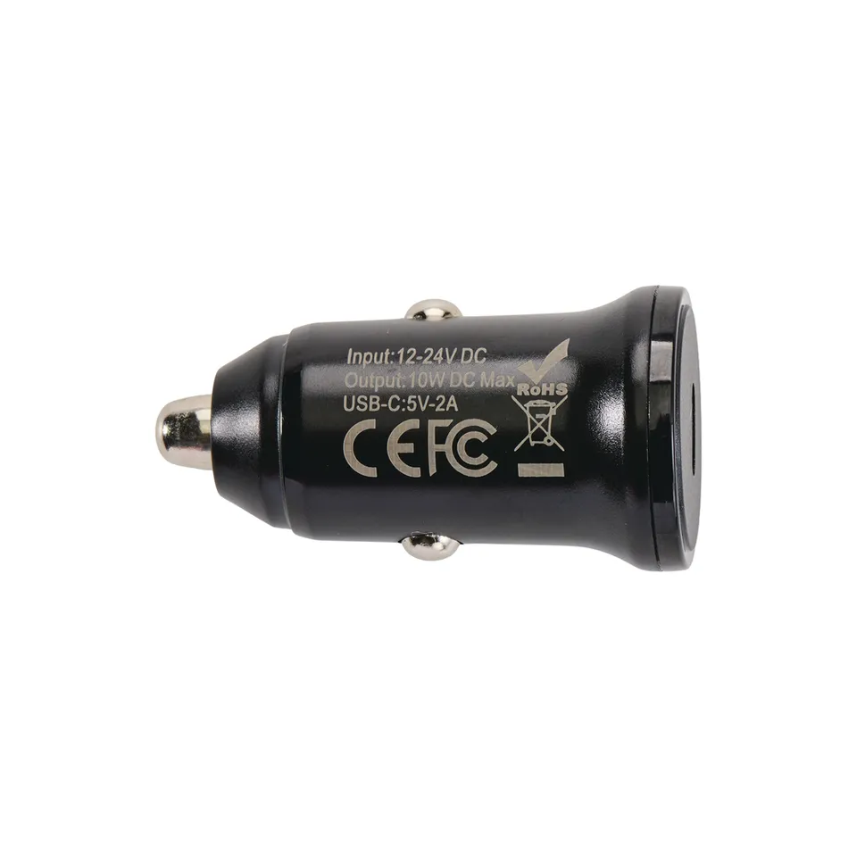 cobra-rad-490i-usb-c-to-12v-cigarette-lighter-power-adapter-in-vehicle-cla-charg image 1