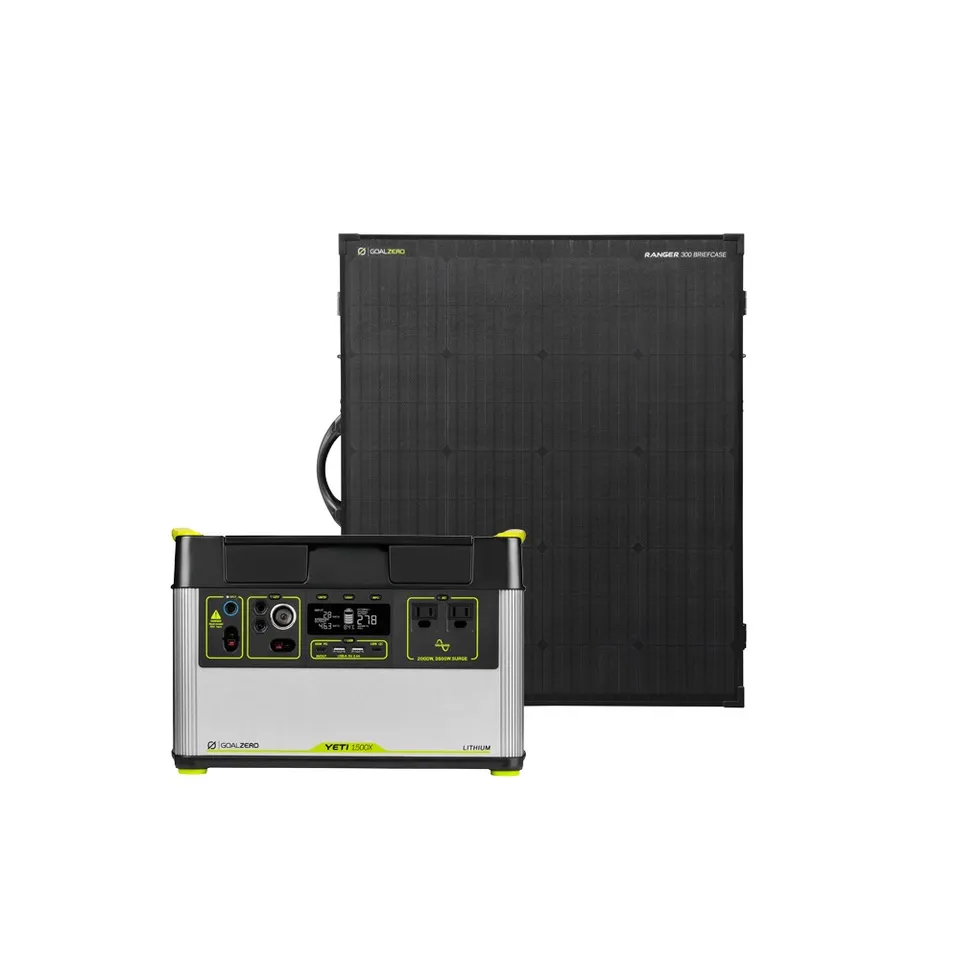 goal-zero-yeti-1500x-ranger-300-briefcase-solar-generator-kit-1516wh-power-stati image 1