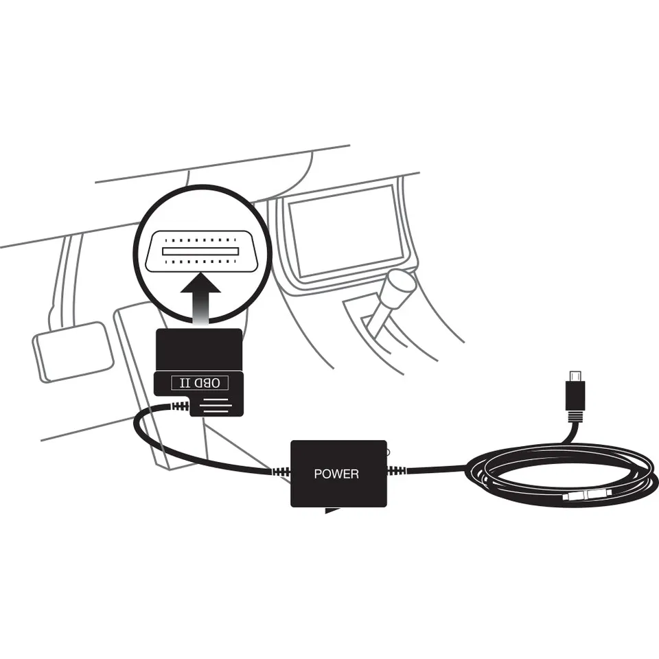 cobra-easy-hardwire-kit-obdii-to-micro-usb-dash-cam-power-cable-ca-microobd-003 image 1