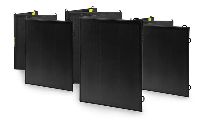 goal-zero-nomad-200-solar-panel-bundle-3-pack-600w-hpp-combiner-30-ft-extension- image 1