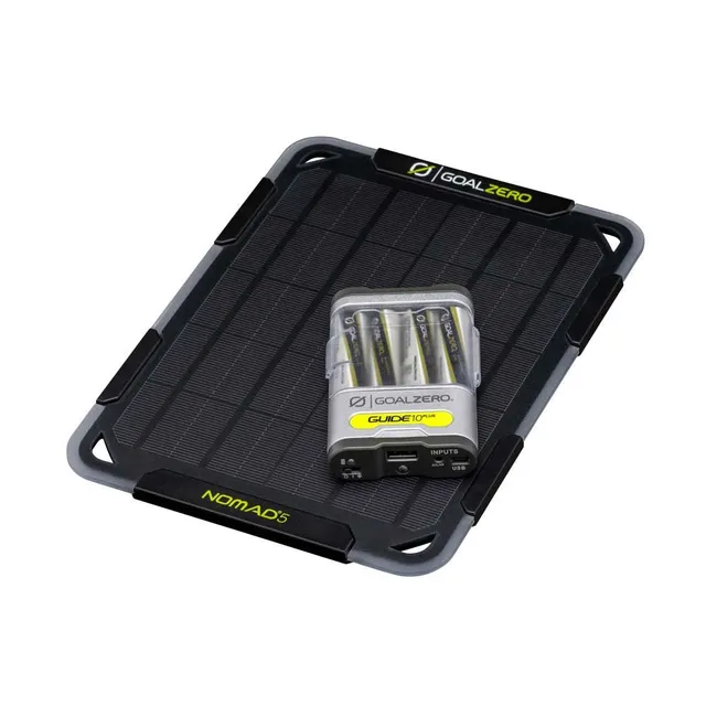 goal-zero-nomad-5-solar-panel-guide-10-plus-power-bank-ultralight-solar-kit image 1
