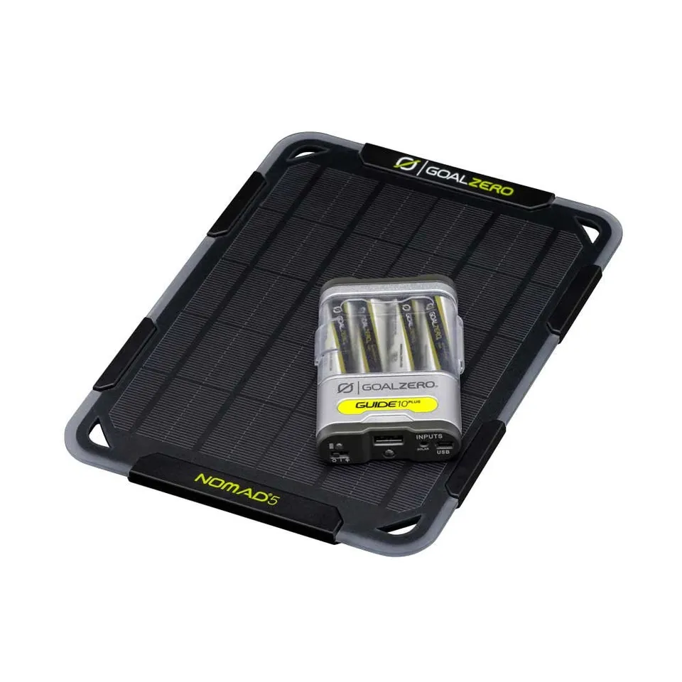 goal-zero-nomad-5-solar-panel-guide-10-plus-power-bank-ultralight-solar-kit image 1