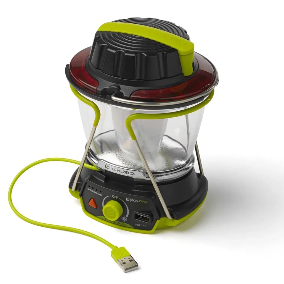 goal-zero-lighthouse-400-lantern-usb-power-hub-400-lumen-rechargeable-camping-la image 1