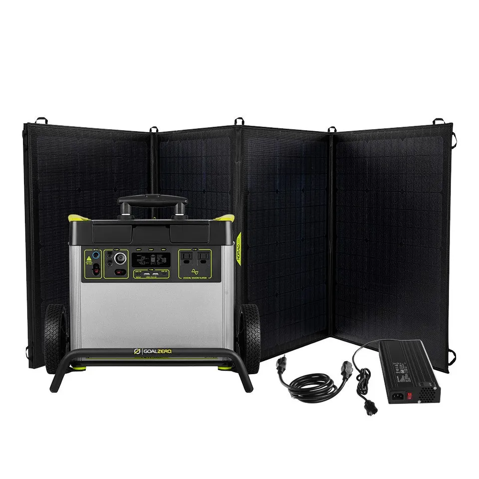 goal-zero-yeti-3000x-3-nomad-200-solar-generator-kit-3032wh-power-station-with-2 image 1