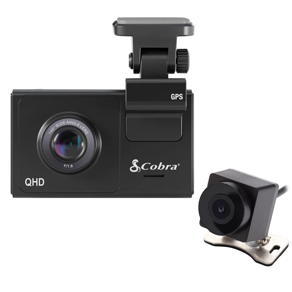 cobra-sc-200-rear-view-mirror-dash-cam-bundle-fv-ev1-with-front-and-rear-view-ca image 1