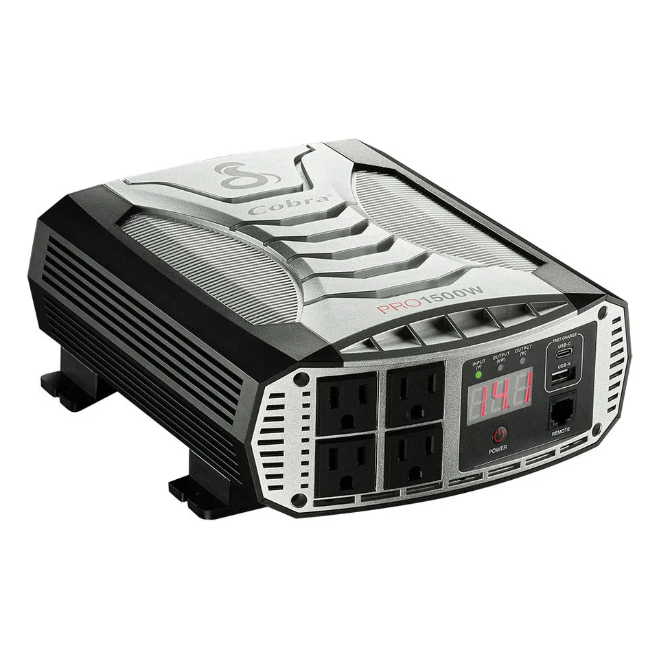 cobra-pro-1500w-professional-grade-power-inverter-with-fast-charge-usb-a-usb-c-a image 1