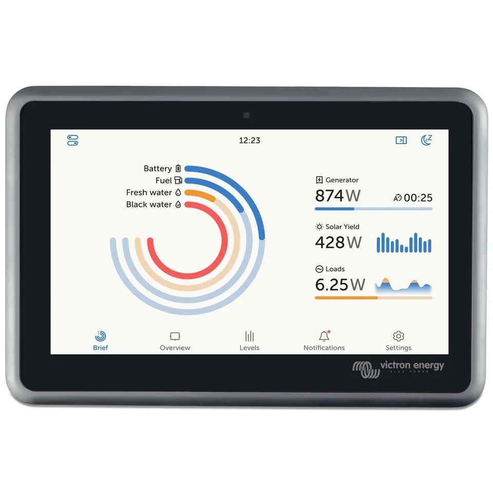 victron-energy-ekrano-gx-system-monitor-with-built-in-waterproof-7-inch-touchscr image 1