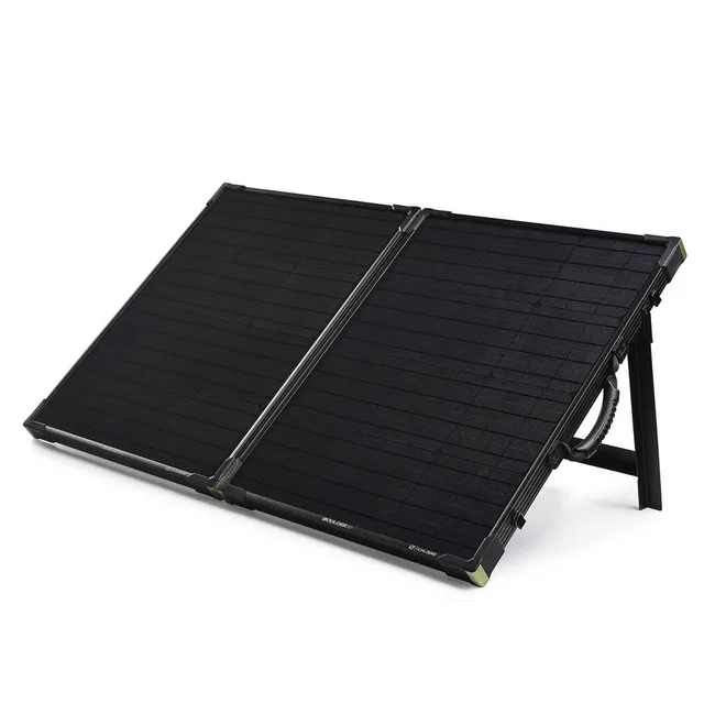goal-zero-boulder-100-briefcase-100w-solar-panel-open-box-with-tempered-glass-al image 1