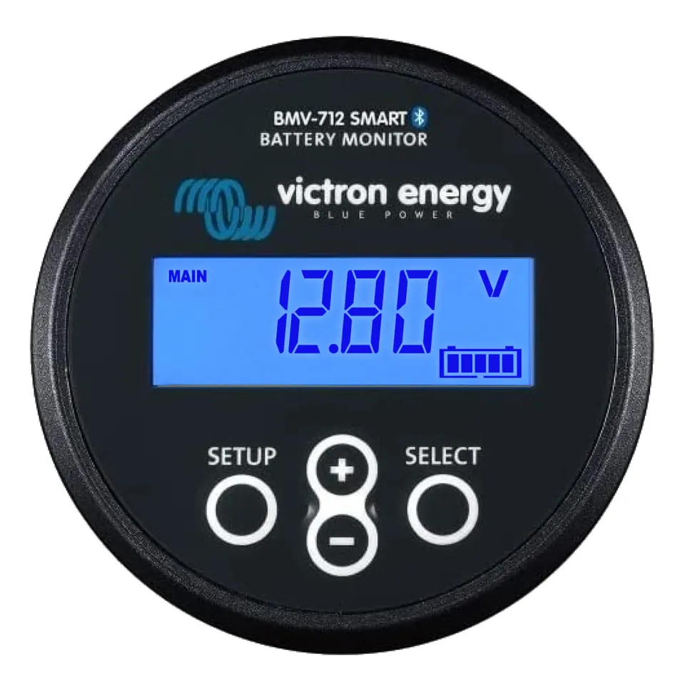 victron-energy-bmv-712-smart-battery-monitor-with-shunt-6-5-70vdc-bluetooth-blac image 1