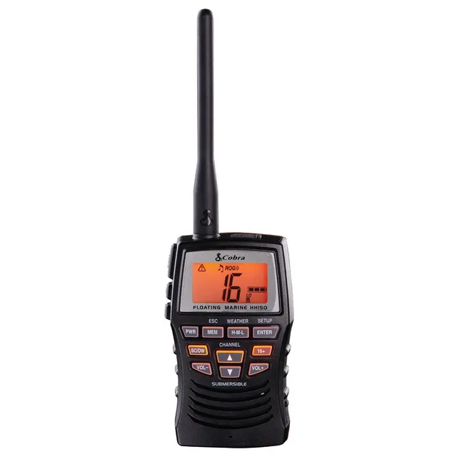 cobra-mr-hh150-flt-floating-handheld-vhf-marine-radio-with-weather-alerts-and-la image 1