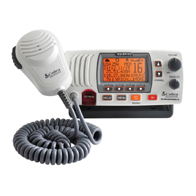 cobra-mrf77-gps-dsc-capable-fixed-mount-vhf-marine-radio-with-integrated-gps-rec image 1