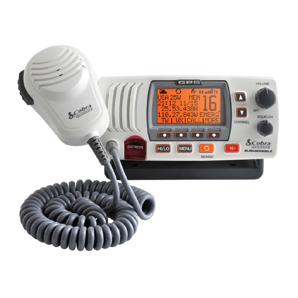 cobra-mrf77-gps-dsc-capable-fixed-mount-vhf-marine-radio-with-integrated-gps-rec image 1