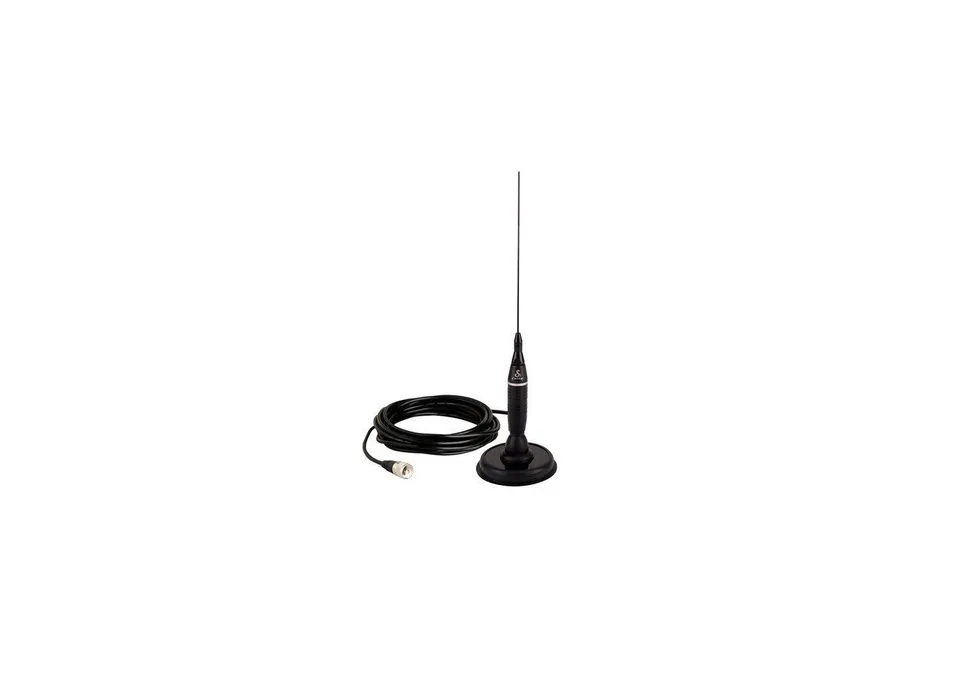 cobra-hg-a1500-42-inch-magnet-mount-cb-antenna-kit-stainless-steel-whip-15-foot- image 1