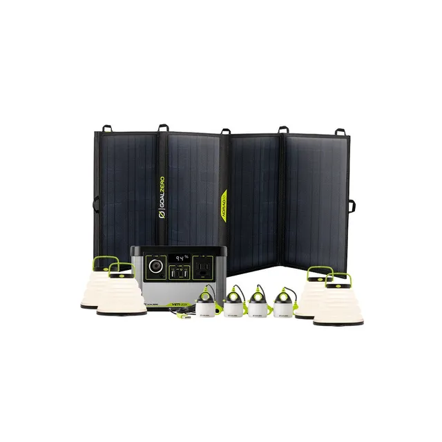 goal-zero-yeti-200x-nomad-50-solar-panel-lights-backyard-and-camping-power-kit image 1