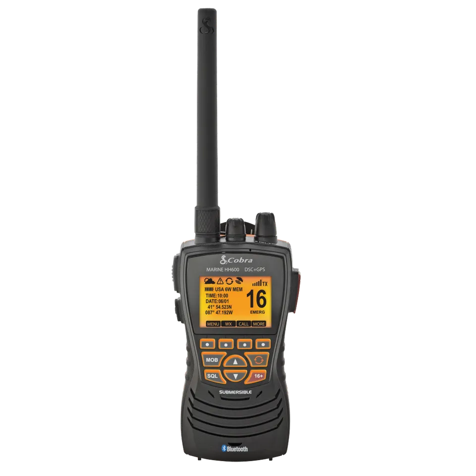 cobra-mr-hh600-flt-gps-bt-floating-handheld-vhf-marine-radio-built-in-gps-dsc-bl image 1