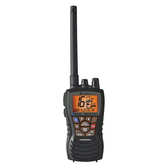 cobra-mr-hh500-flt-bt-bluetooth-floating-handheld-vhf-marine-radio-with-rewind-s image 1