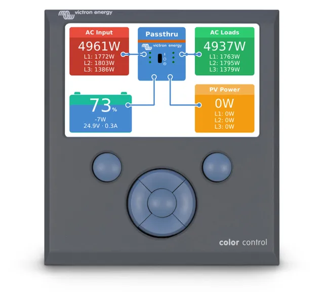 victron-energy-color-control-gx-full-system-control-and-monitoring-display-for-s image 1