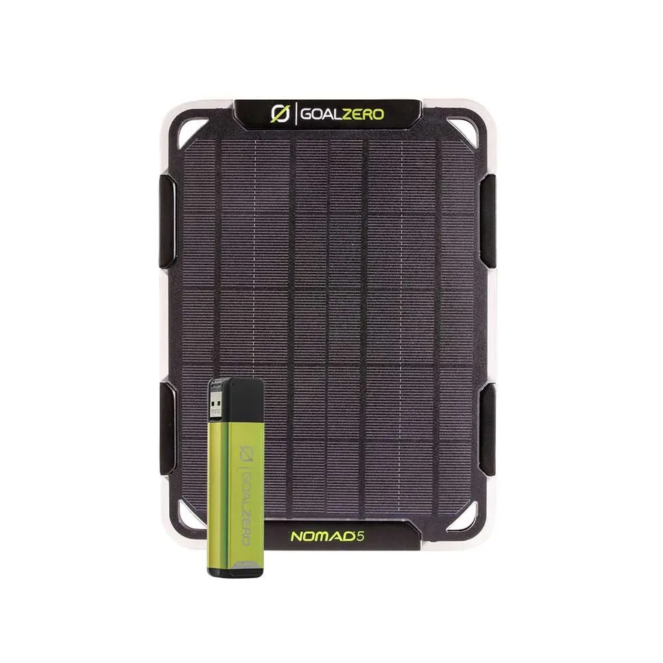 goal-zero-nomad-5-solar-panel-flip-12-power-bank-solar-charging-kit image 1