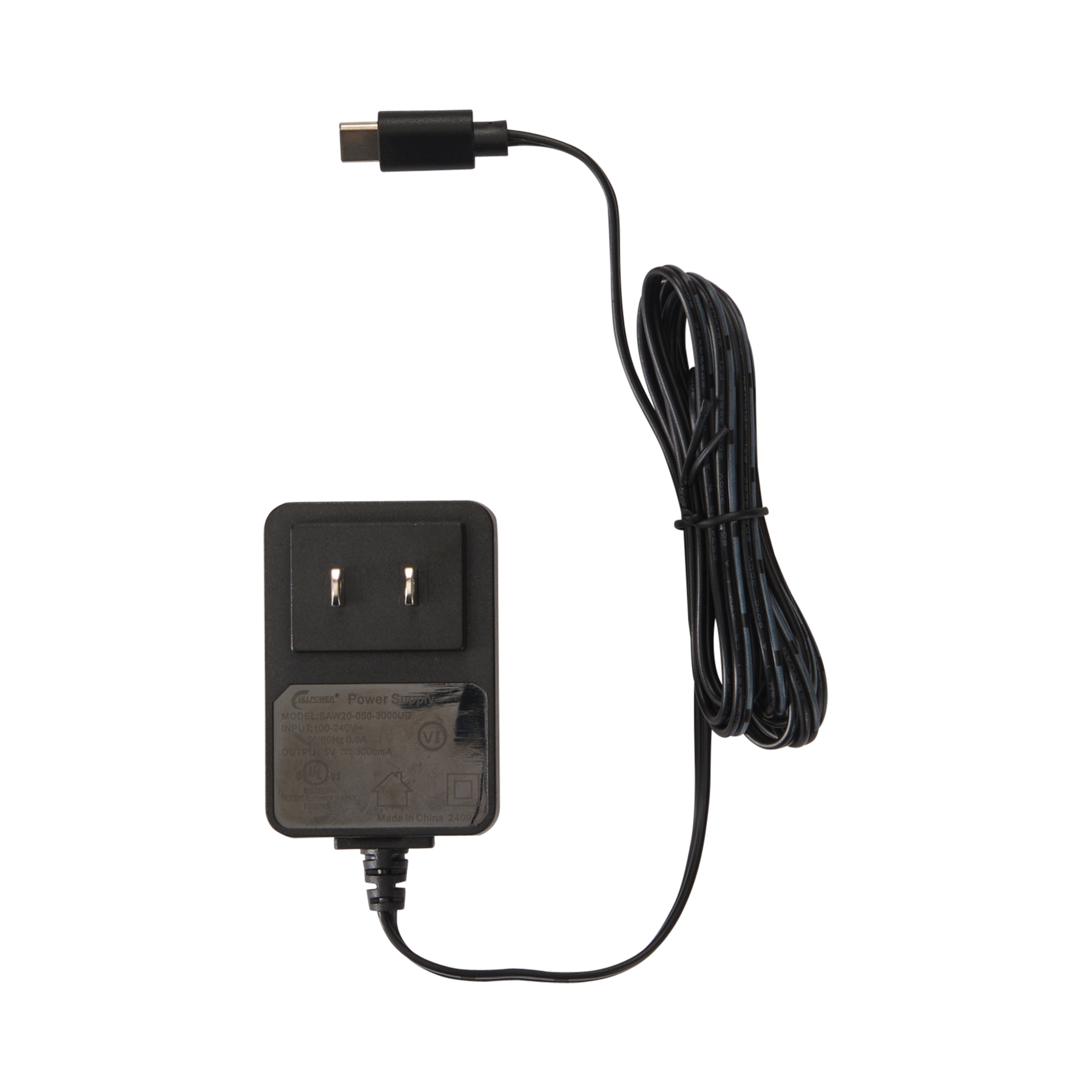 cobra-ac-adapter-for-bluebound-350-650-charging-docks-type-a-wall-plug-to-usb-c- image 1