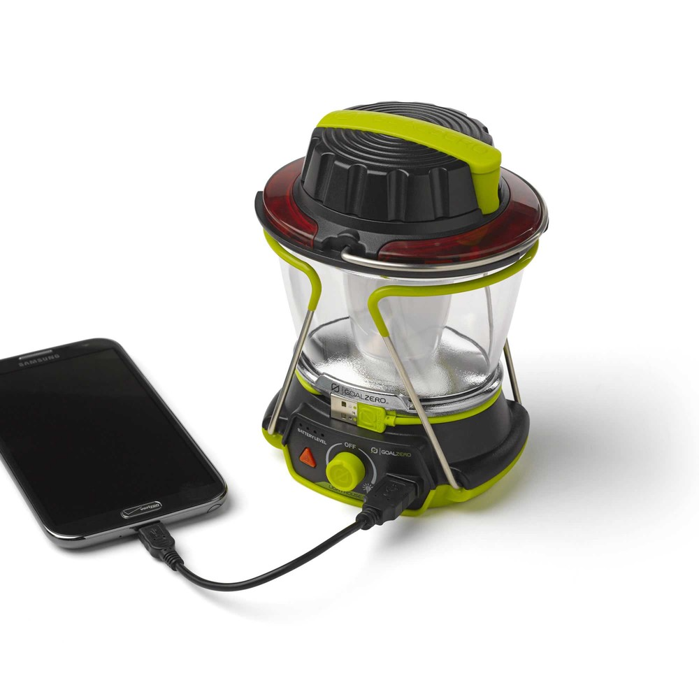 goal-zero-lighthouse-400-lantern-usb-power-hub-400-lumen-rechargeable-camping-la image 2