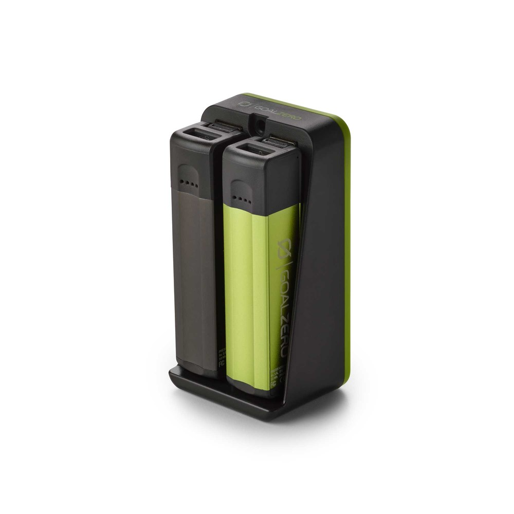 goal-zero-flip-10-dock-kit-2x-flip-10-rechargers-with-flip-dock-usb-charging-sta image 1