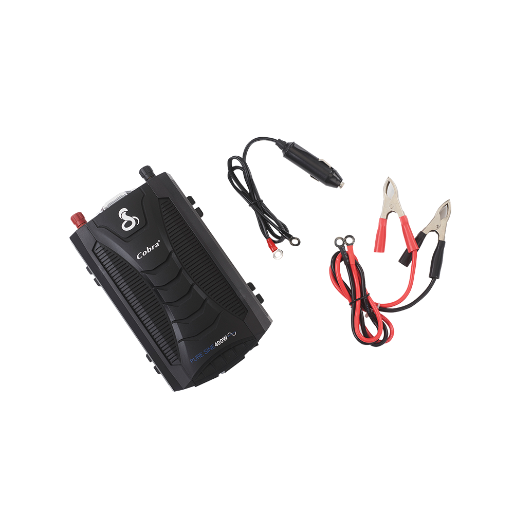 cobra-pure-sine-400w-power-inverter-with-usb-a-and-usb-c-fast-charge image 2