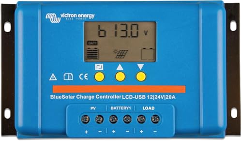 victron-energy-bluesolar-pwm-lcd-usb-12-24v-20-amp-solar-charge-controller-with- image 2