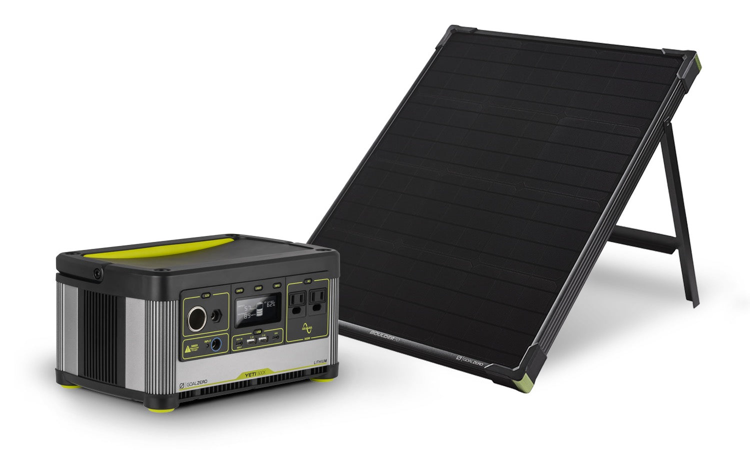 goal-zero-yeti-500x-boulder-50-solar-generator-kit-497wh-power-station-50w-rugge image 1