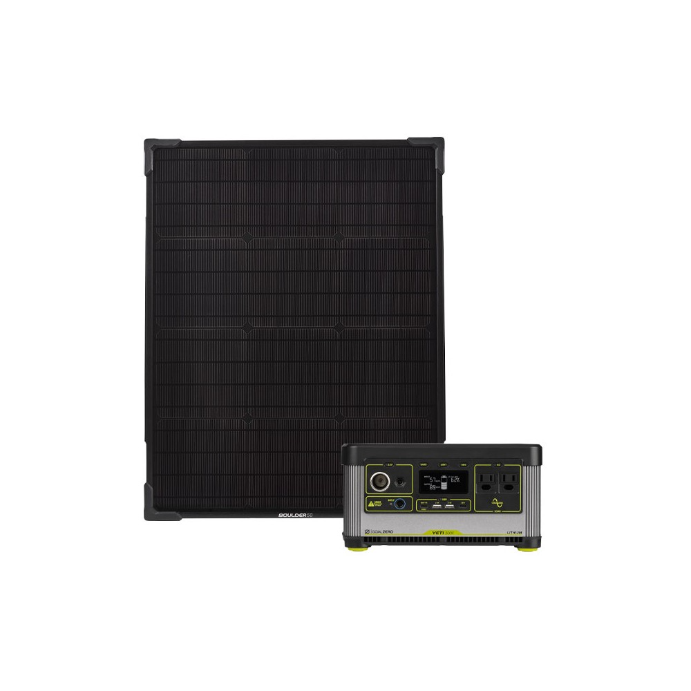 goal-zero-yeti-500x-boulder-50-solar-generator-kit-497wh-power-station-50w-rugge image 2