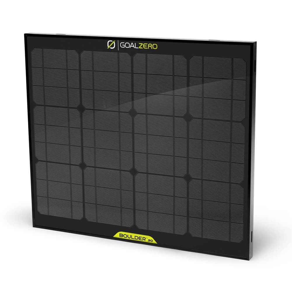 goal-zero-boulder-30-solar-panel-30-watt-rigid-monocrystalline-panel-with-8mm-ou image 2
