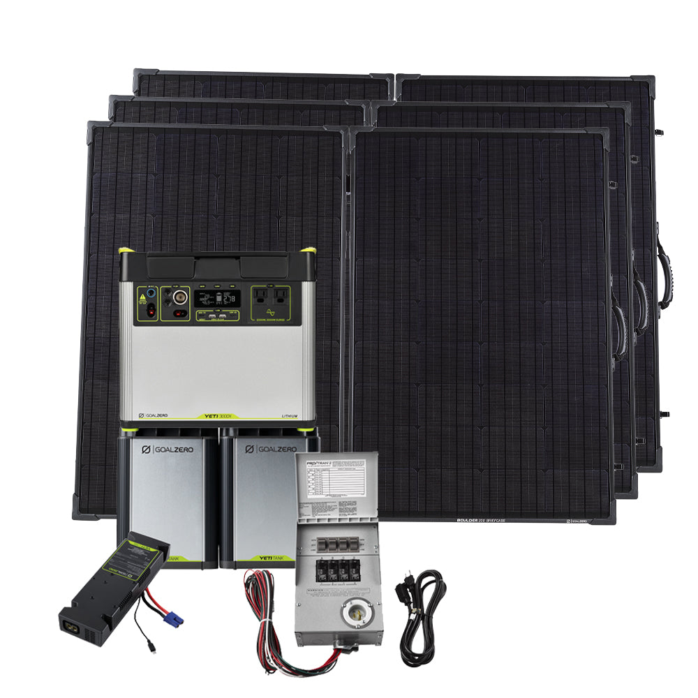 goal-zero-5400wh-home-backup-solar-generator-kit-yeti-3000x-2x-tank-expansion-ba image 1
