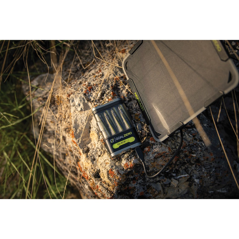 goal-zero-guide-12-nomad-5-solar-charging-kit-2-500mah-rechargeable-battery-pack image 4