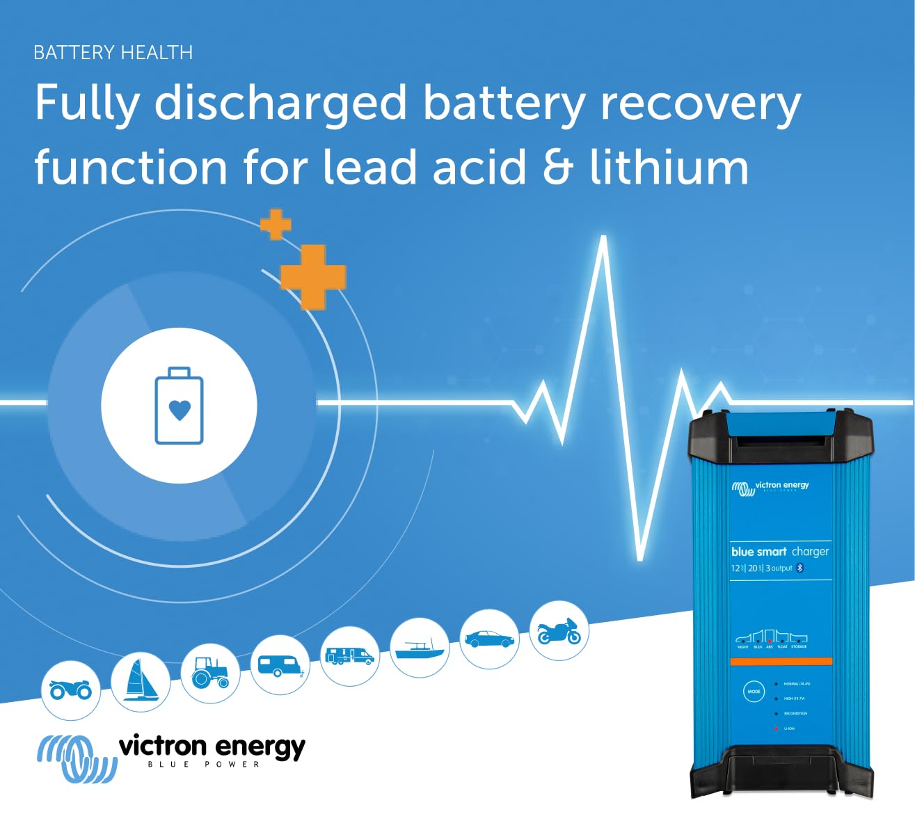 victron-energy-blue-smart-ip22-12v-20a-battery-charger-with-3-outputs-smart-tric image 3