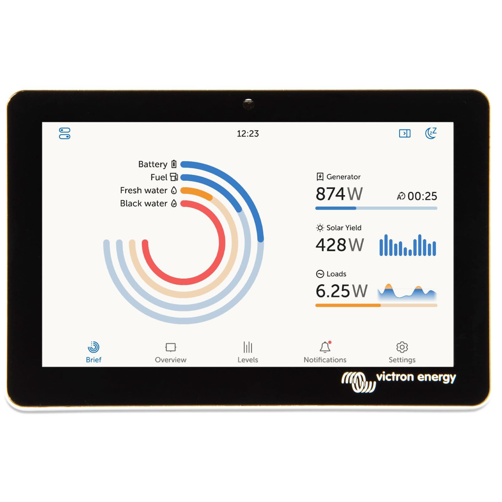 victron-energy-gx-touch-50-5-inch-waterproof-touchscreen-display-for-cerbo-gx-sy image 5