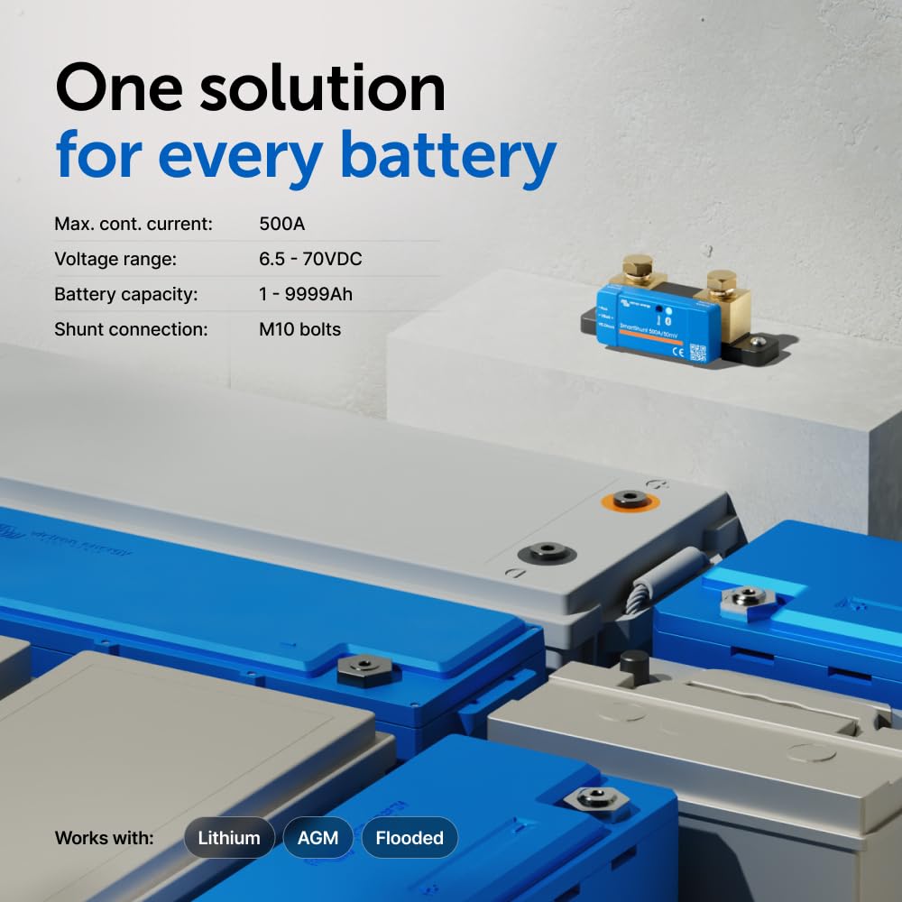 victron-energy-smartshunt-ip65-500a-bluetooth-battery-monitor-6-5-70v-waterproof image 5