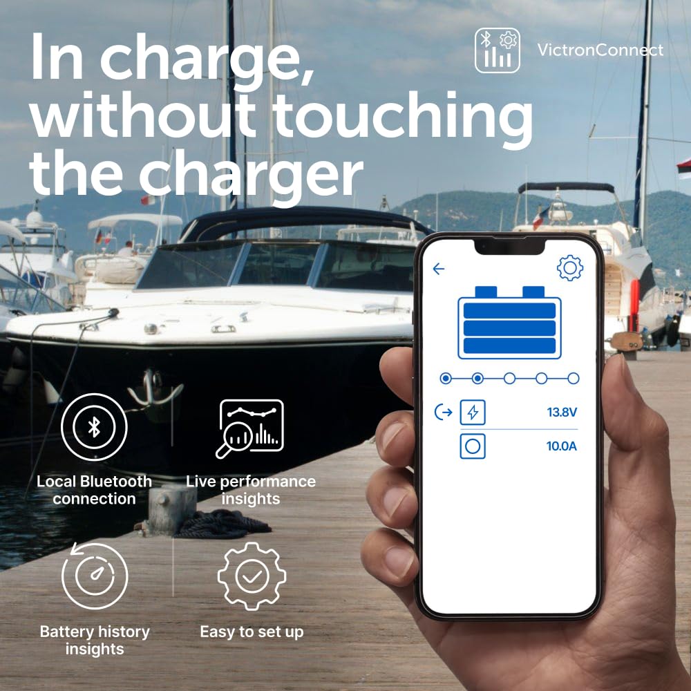 victron-energy-blue-smart-ip65-6v-12v-1-1a-waterproof-trickle-battery-charger-wi image 5